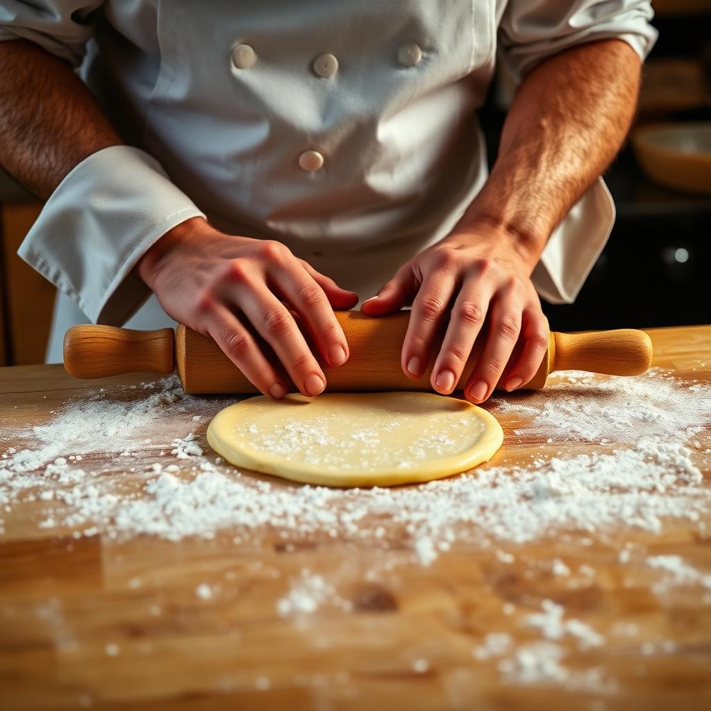 Chef bei der Arbeit
